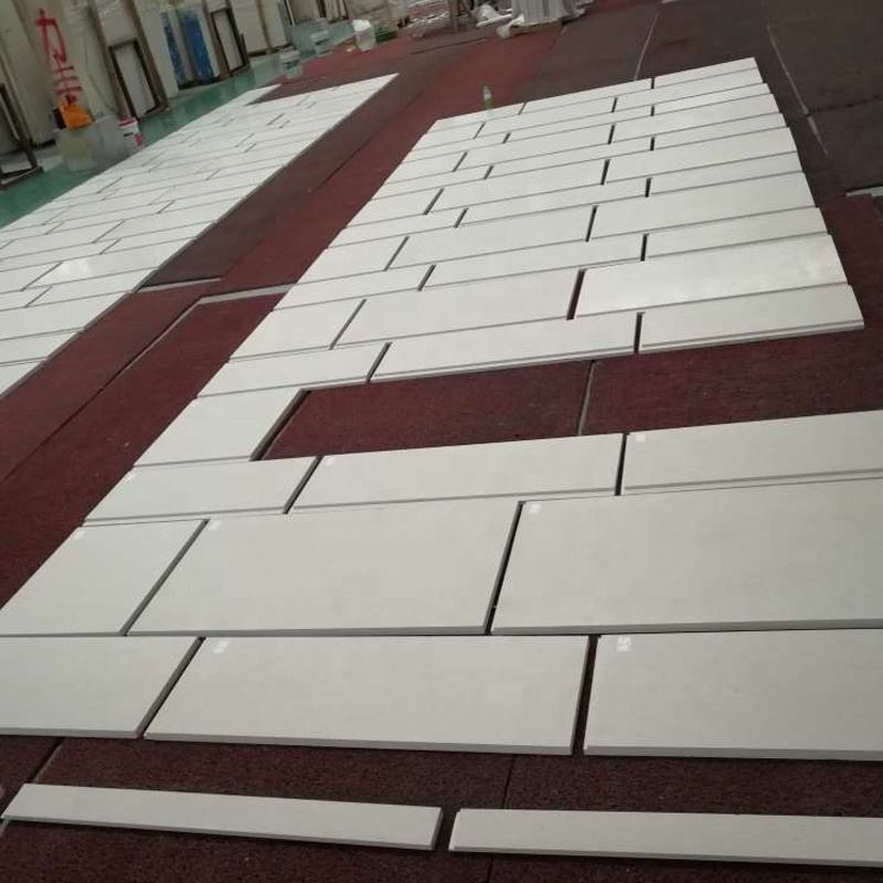 Exterior Wall Facade Limestone Wall Cladding Polished Moca Cream Stone Beige Limestone Tile
