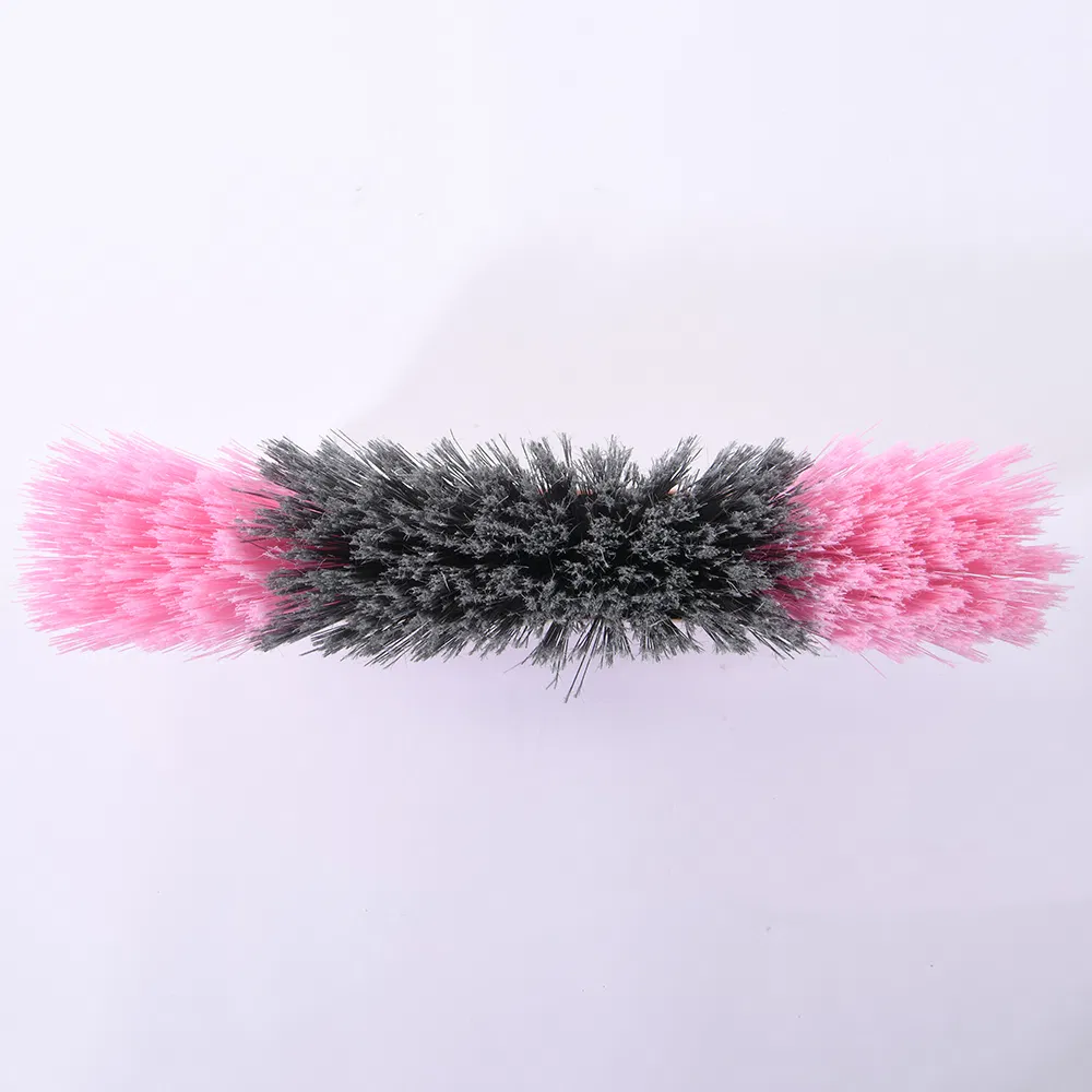 High Quality Colorful Plastic Soft Bristle Dust Cleaning Broom Head