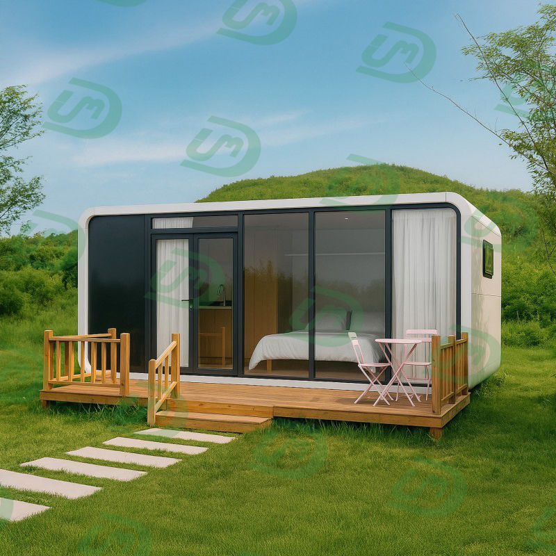 Smooth Appearance Modern Luxury Prefabricated Apple Cabin Sleeping Pod