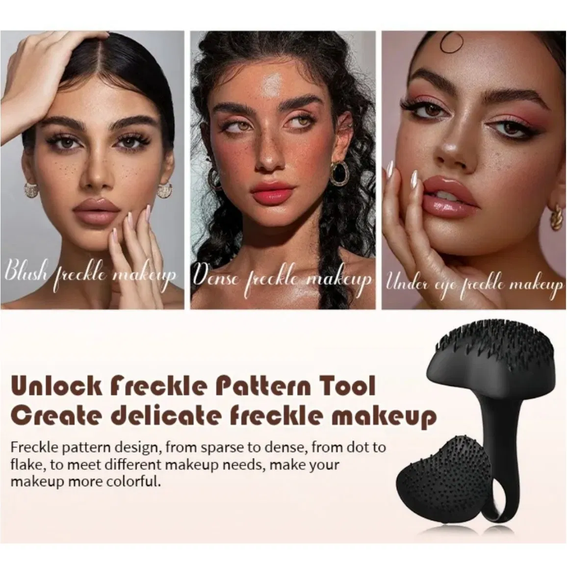 Portable Silicone Freckle Stamp for Freckle Creation