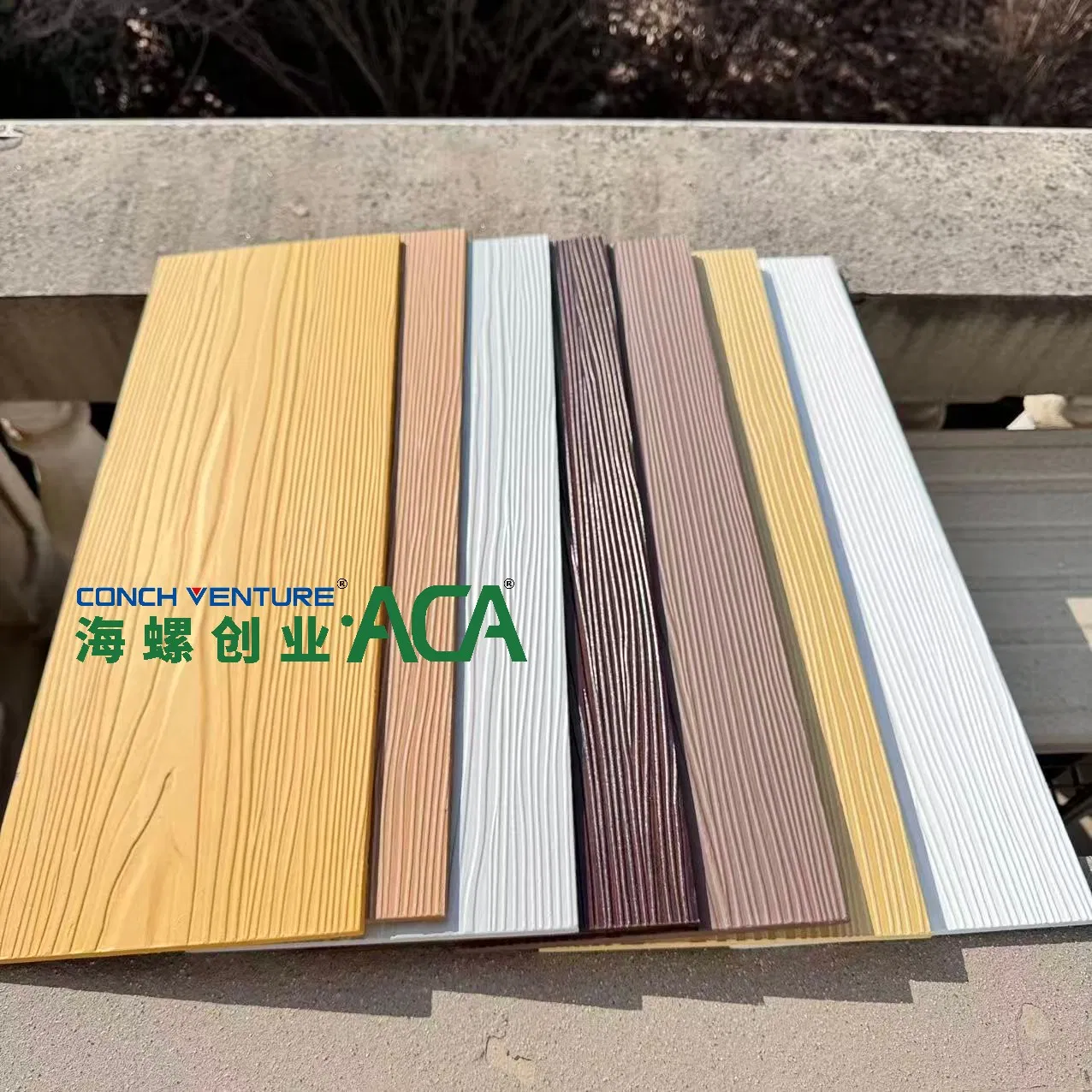 High-Strength Wood Grain Fiber Cement Siding in Custom Colors Available