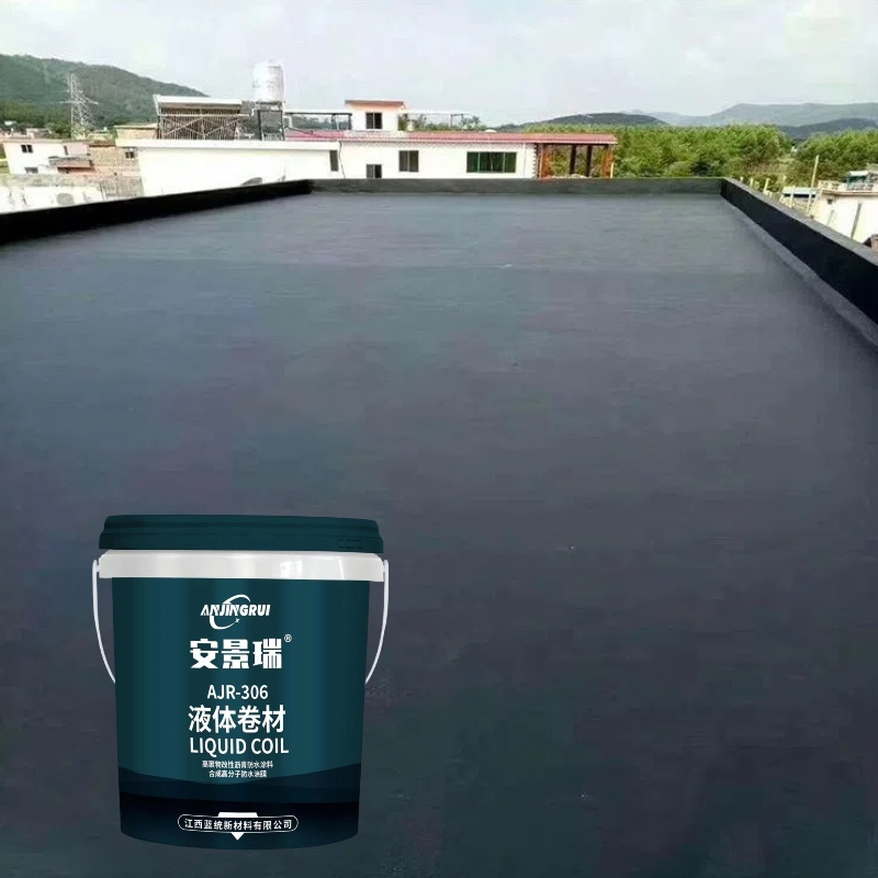 Convenient Green Anti-Aging Liquid Coil Acrylic Waterproof Coating for Roof Wall Basement