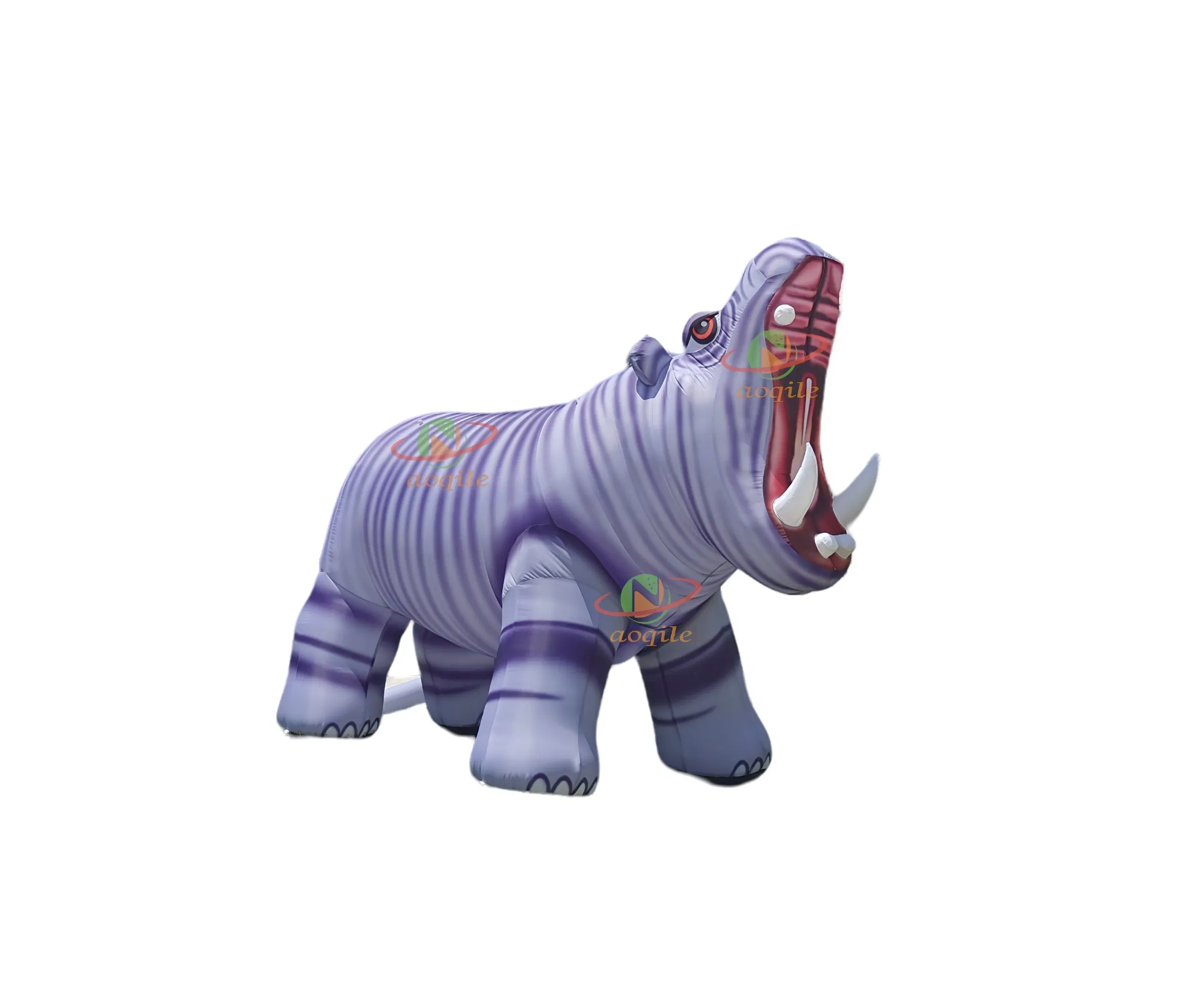 Aoqile 2025 Best-Selling Inflatable Hippo Doll for Parks & Events