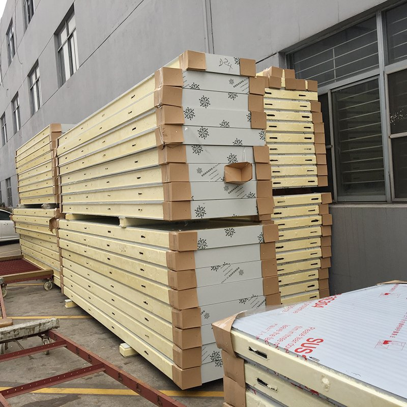 Stainless Steel Cold Polyurethane PIR PU Sandwich Cold Room Food Storage Insulation Wall Panel