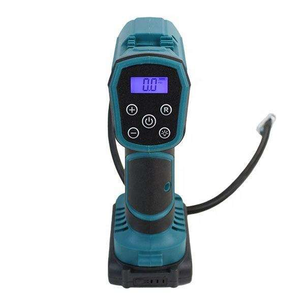 Портативный автомобильный компрессор 21В с LED-фонарем