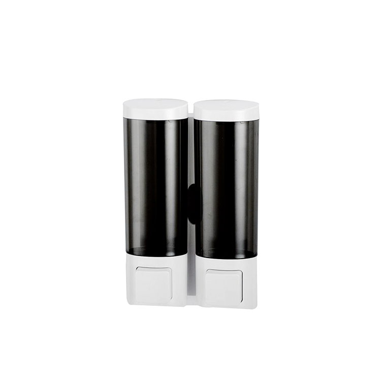 Bathroom White 300ml Single Lockable Liquid Soap Dispenser
