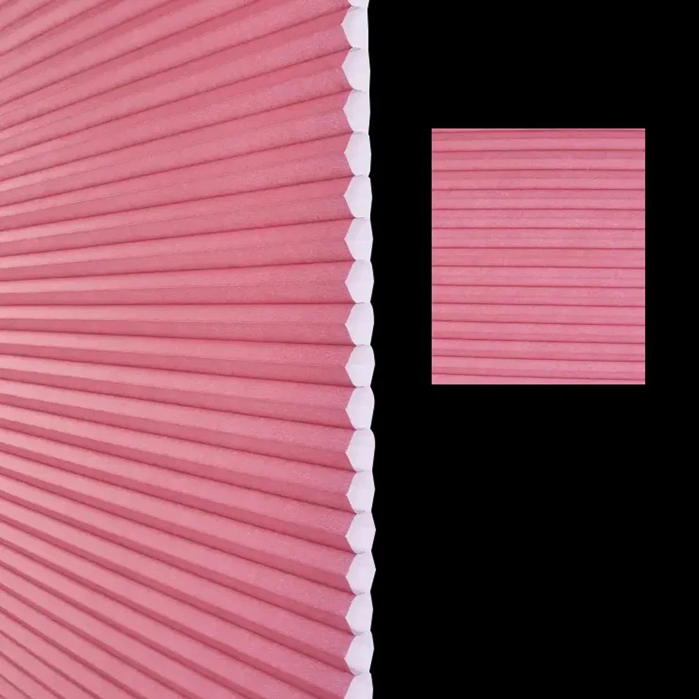 Custom 45mm Non-Woven Pleated Honeycomb Motorized Blinds Fabric for Window Curtain