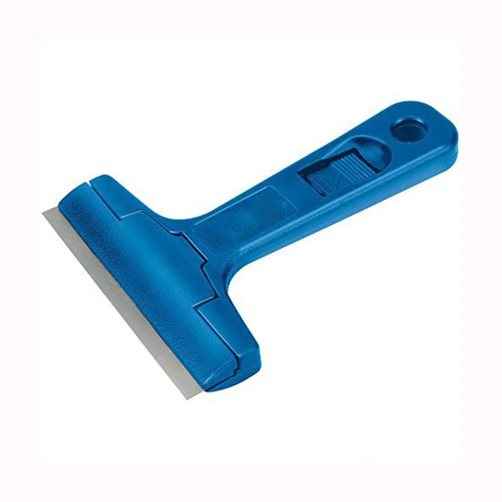 Hautine Cleaning Window Plastic Razor Scraper with Metal Blades