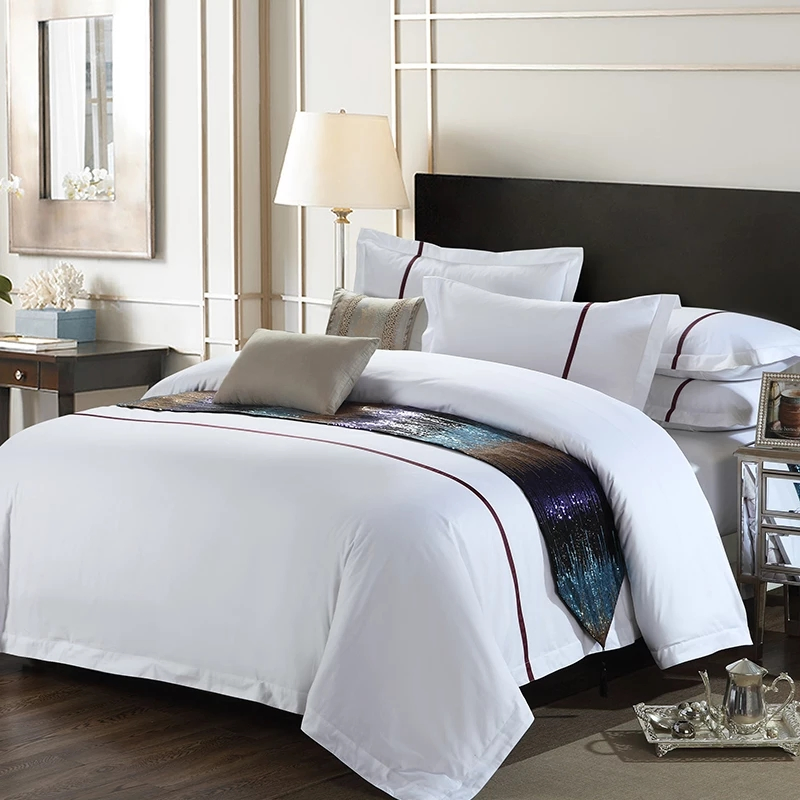 Factory Price 800t Luxury Hotel Bedding Set 100% Cotton