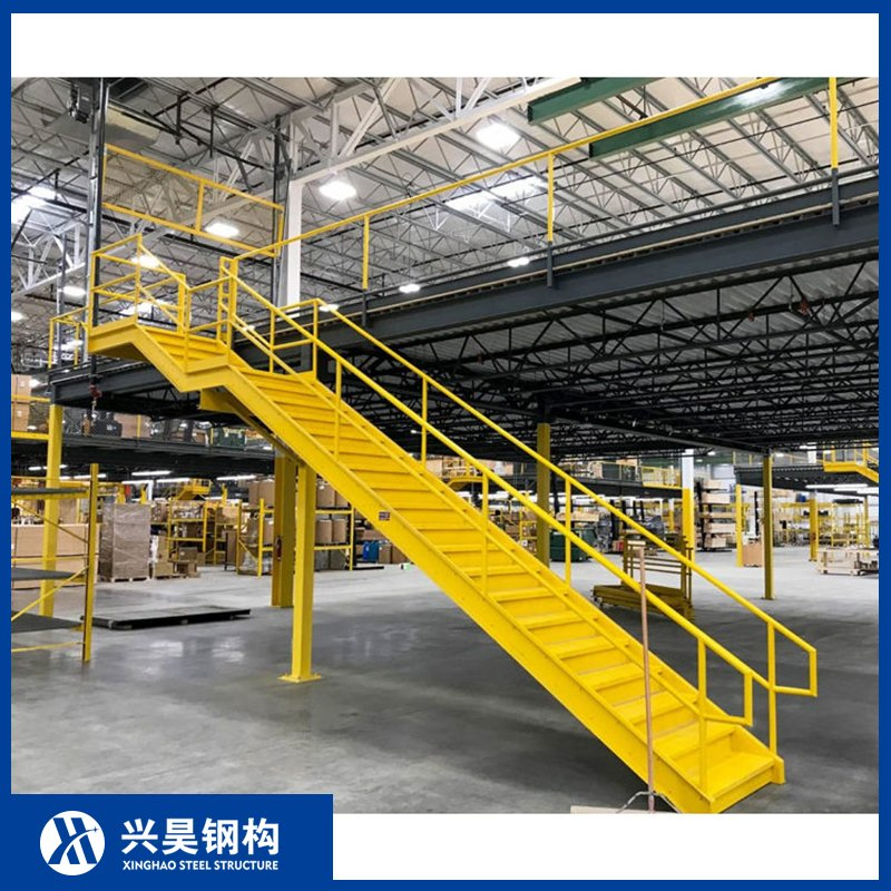 Seismic Resistant Industrial Q345 Steel Structure Workshop Platform with Bolted H Beam Frame