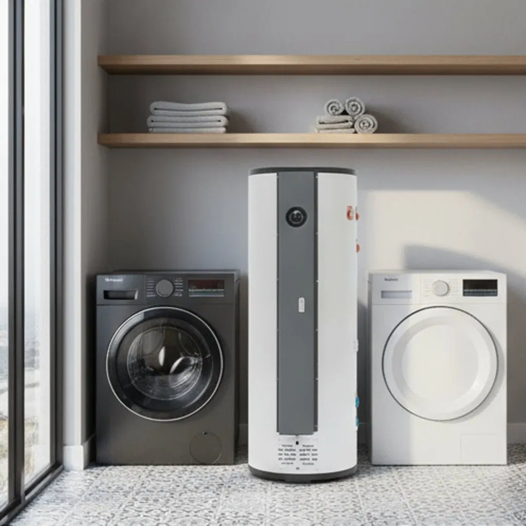 Efficient Natural Gas Volumetric Water Heater with Adjustable Temperature Settings