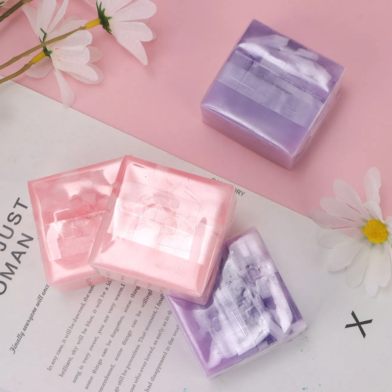 Natural Lavender Essential Oil Soap for Soothing Skin Care
