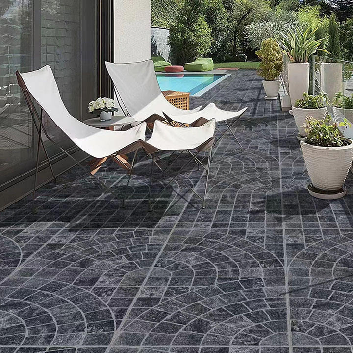Unique Rustic Anti Slip Garden Outdoor Tiles for Stylish Patio Designs Flooring