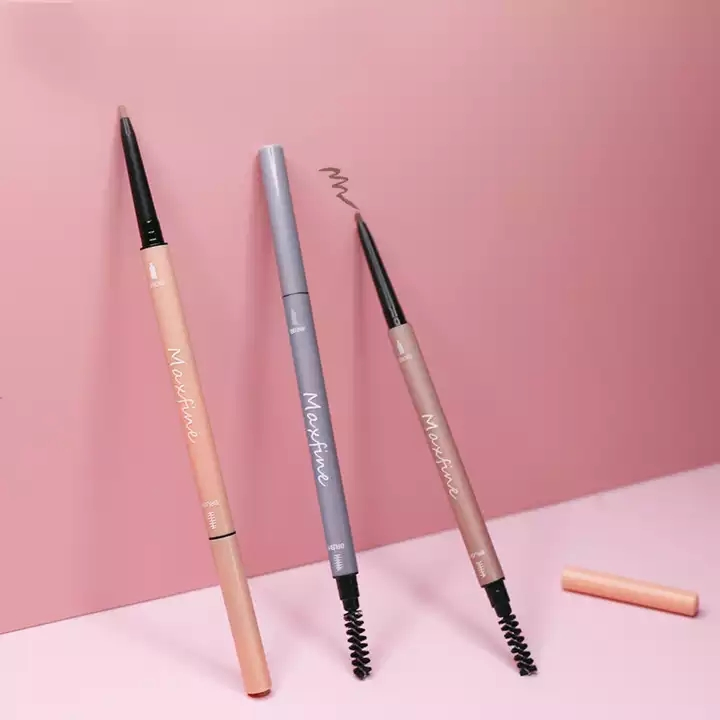 Wholesale Custom Logo 1.5mm Ultra Fine Eyebrow Pencil Automatic Eye Brow Pen