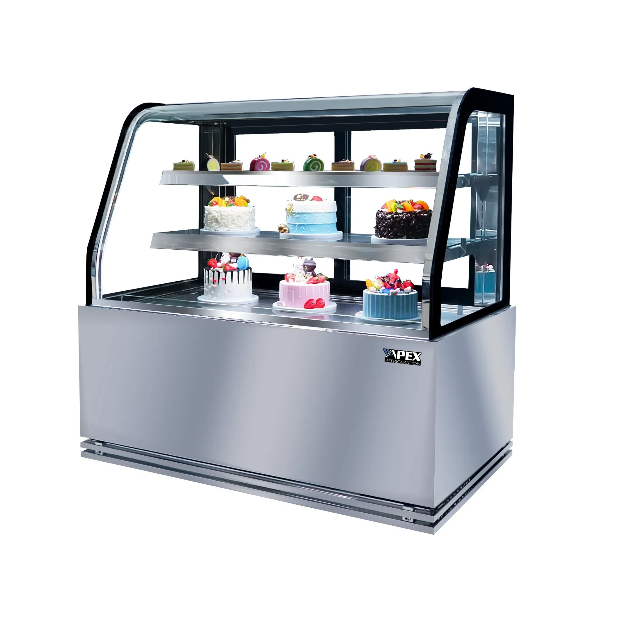 Commercial Showcase Cooler Cake Bakery Automatic Defrost Display Fridge