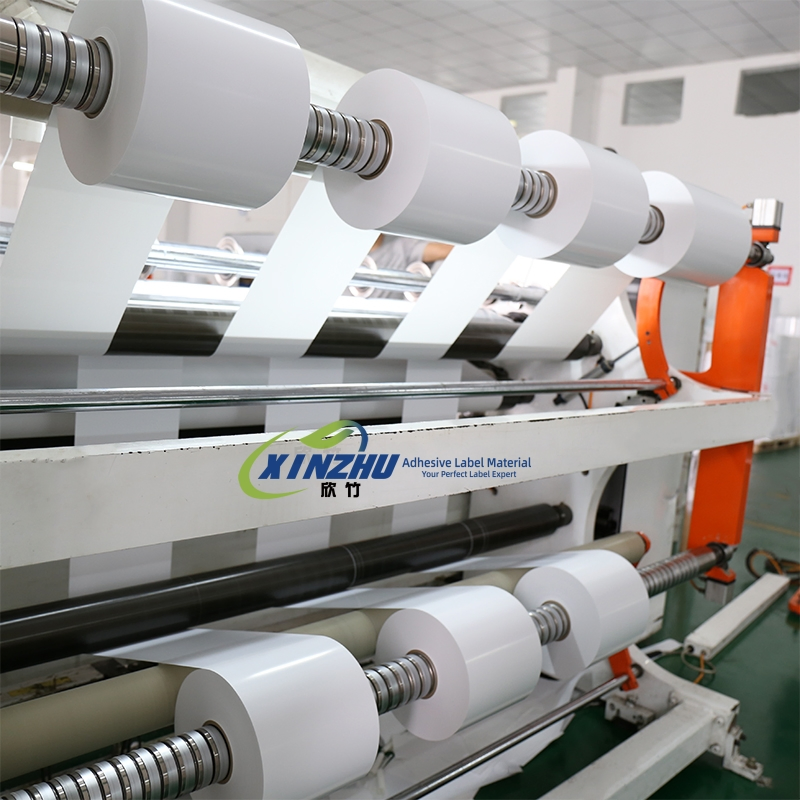 Factory Direct Selling Top Coated Semi Gloss Material Jumbo Roll Label Paper