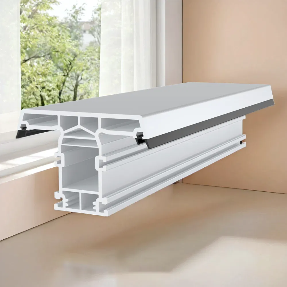 Structural Components Extrusion White UPVC Window Plastic Profile for Sale