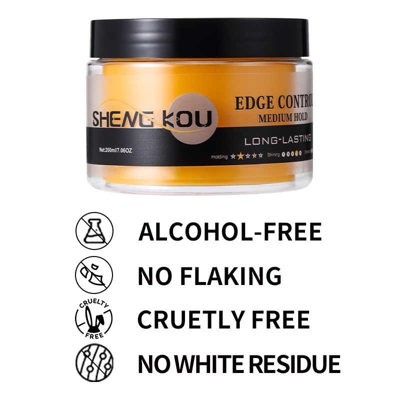 OEM/ODM Hair Wax Braid Gel Private Label No Alcohol and No White Edge Gel Braid Gel Edge Control