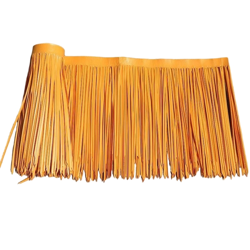 Synthetic Thatch Grass Roof Yellow Artificial Mexican Straw Roll Palapa Thatch Turf Grass