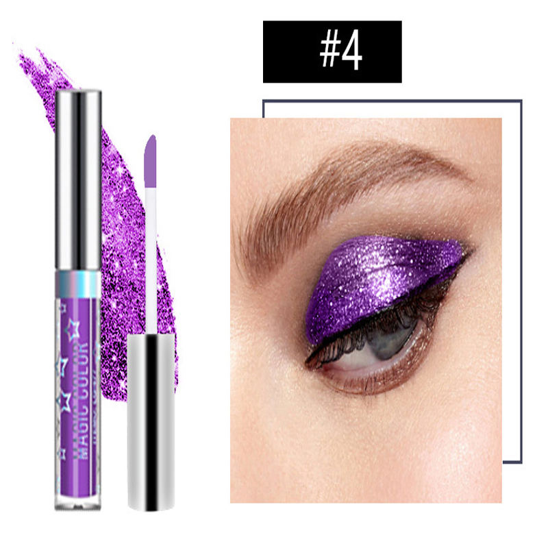 Factory Supply Long Lasting Waterproof Liquid Glitter Metallic Shimmer Sparkling for Eye