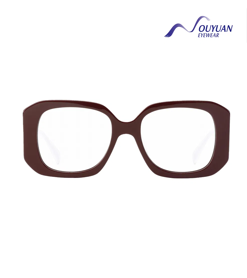 Top Quality China Craft Acetate Optical Glasses Unique Personality Brand Design Handcraft