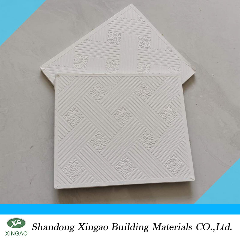PVC Gypsum Ceiling Tile for Decoration