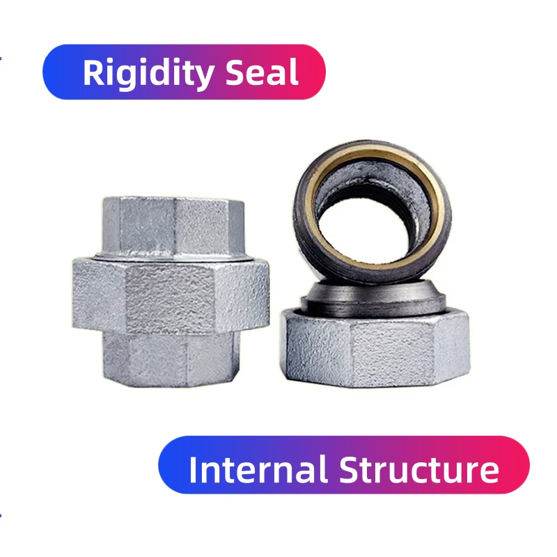 Hot Selling Gi Pipe Fittings Hot DIP Galvanized Thread 1'' Union