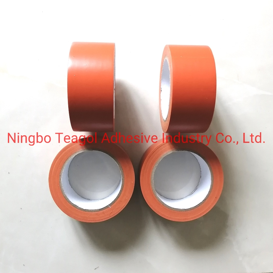 50mmx33m Orange PVC Adhesive Pipe Wrapping Tape, PVC Adhesive Duct Tape