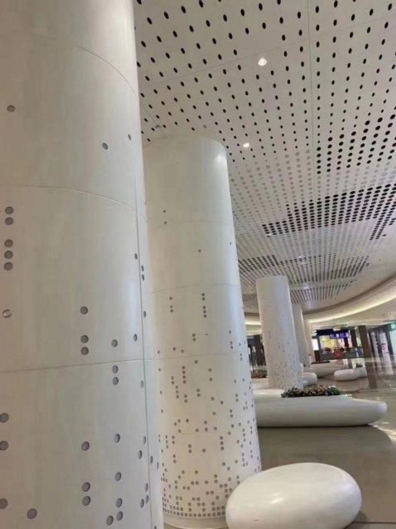 Factory OEM Smooth Aluminum Cylindrical Curtain Wall Profile