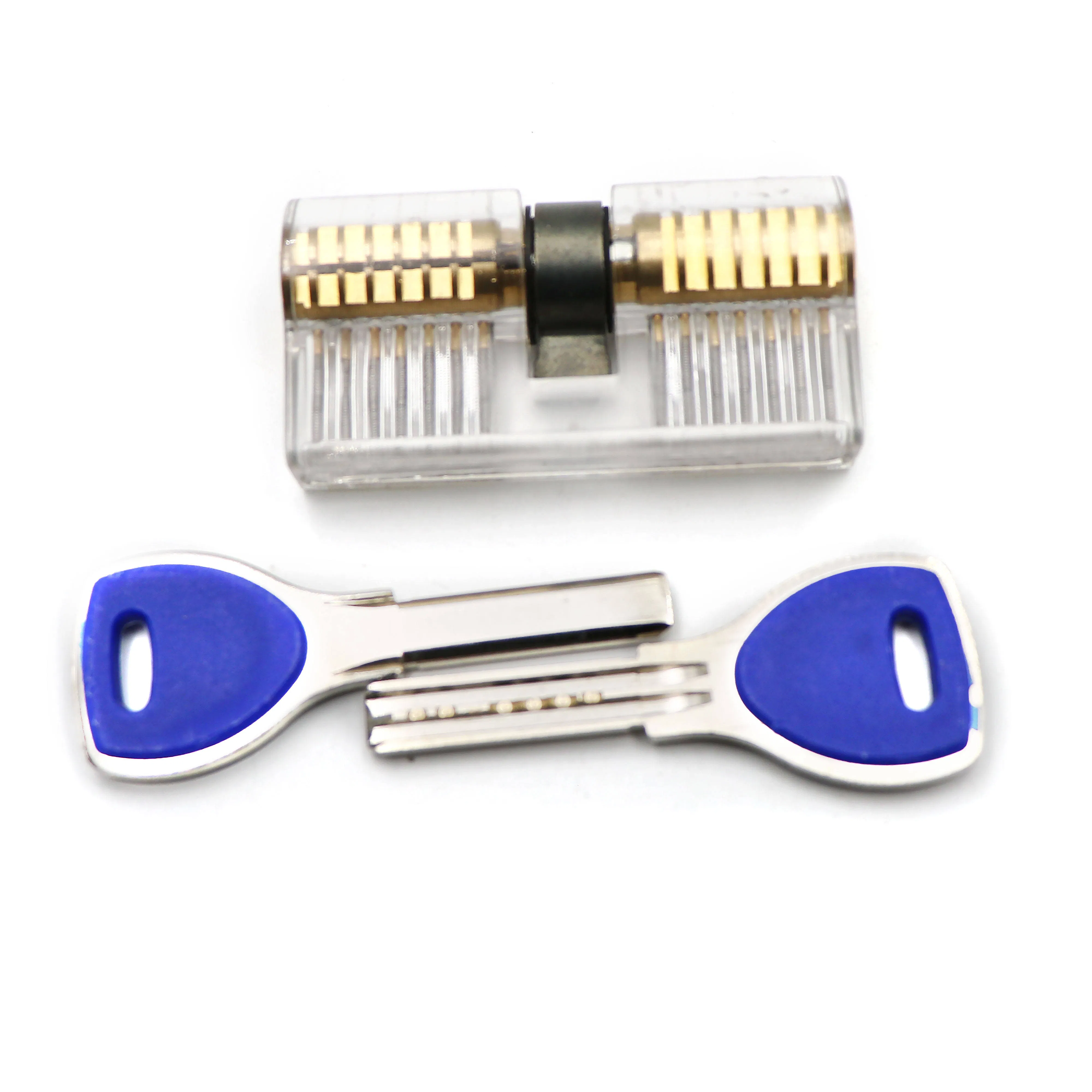 Clear Padlock Waterproof Locksmith Training Transparent Practice Padlock