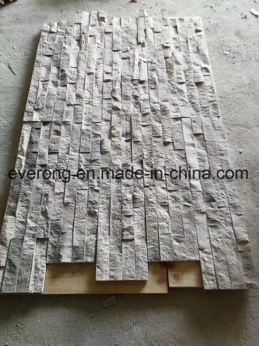 Modern Stlye White /Beige Marble Culture Stone for Feature Wall Cladding