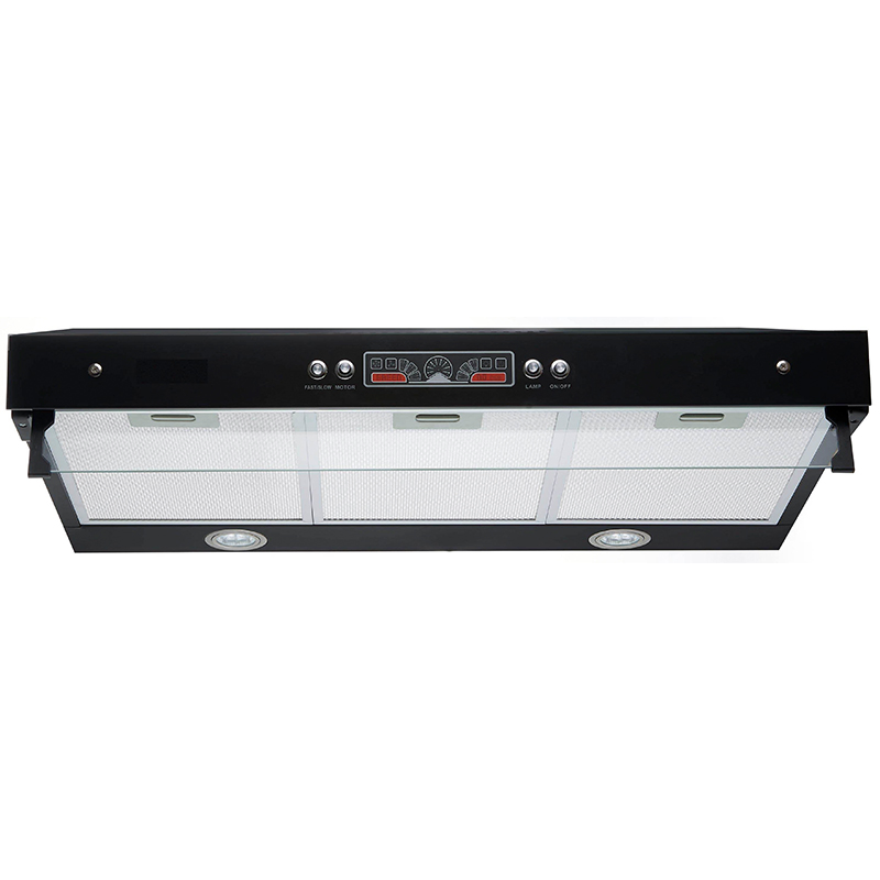 Space-Conscious Electrical Appliance with a Smart Touch Sensor Panel and Custom Logo as an Ultra-Slim Range Hood