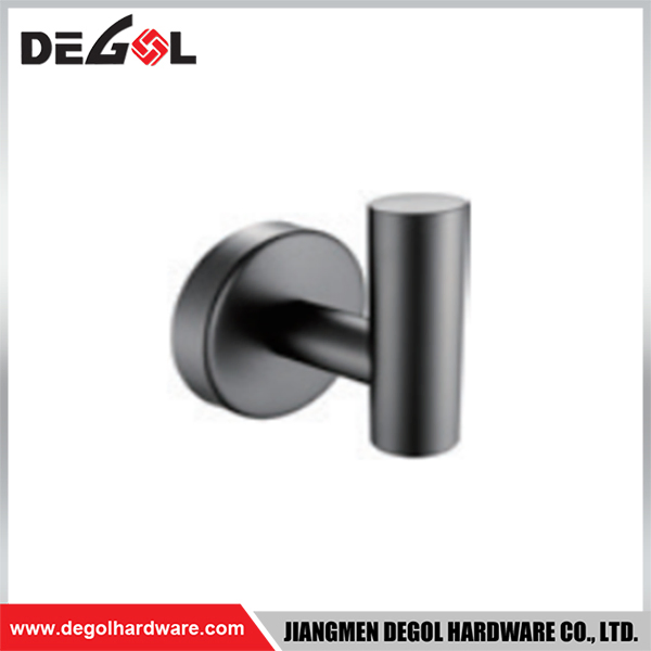 Matte Black Stainless Steel Towel Rings Modern Bathroom Accessories