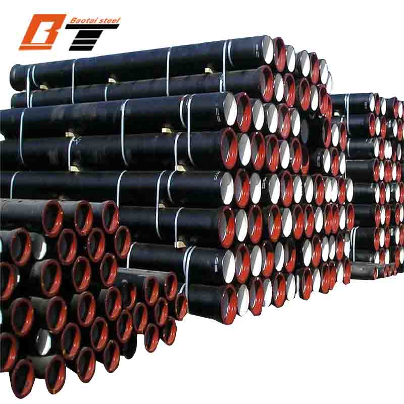 China Factory Sale DN100 1400mm 600mm 450mm Ductile Iron Flange Socket Short Pipe Suitable for Waste Water