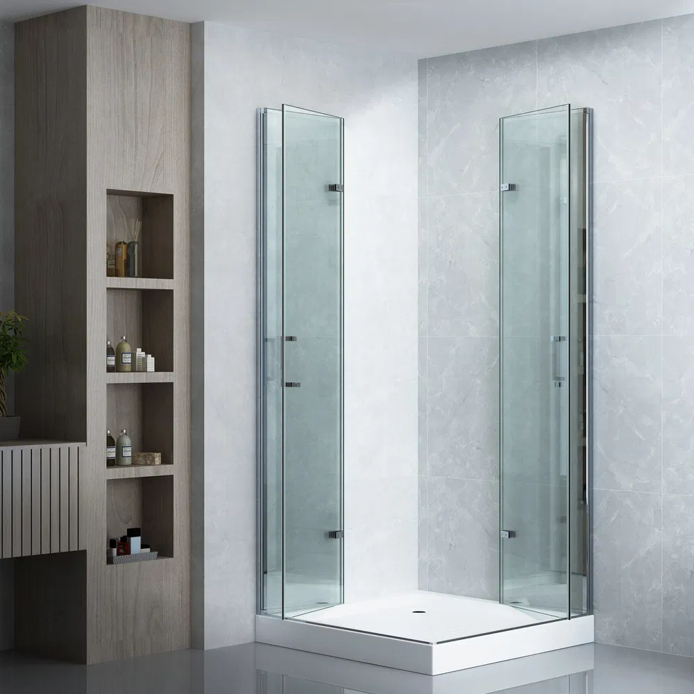 European 6mm Tempered Glass Walk in Shower Enclosure for Sale