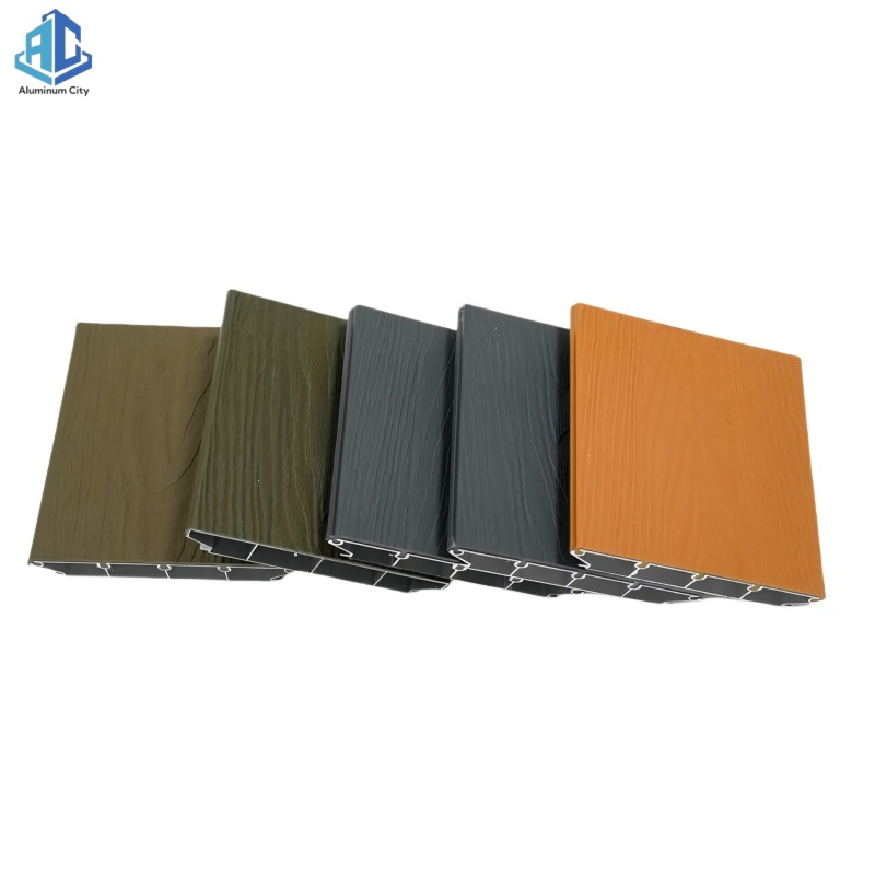 New Design Aluminum Composite Deck Flooring OEM Wood Board Customized Aluminum Decking