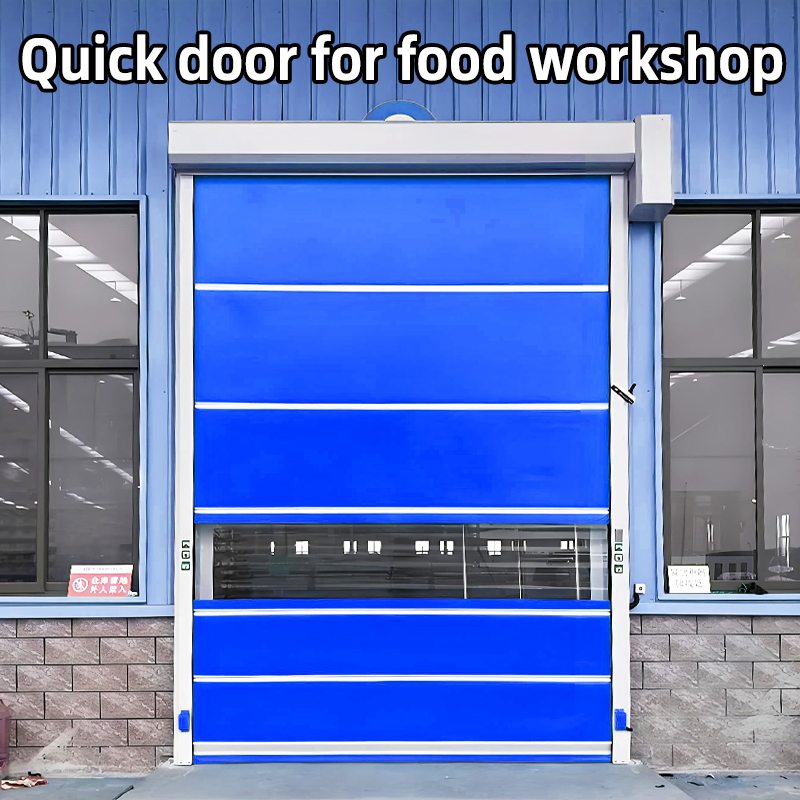 Industrial High-Speed PVC Interior Door for Staircase Fast and Rapid Application