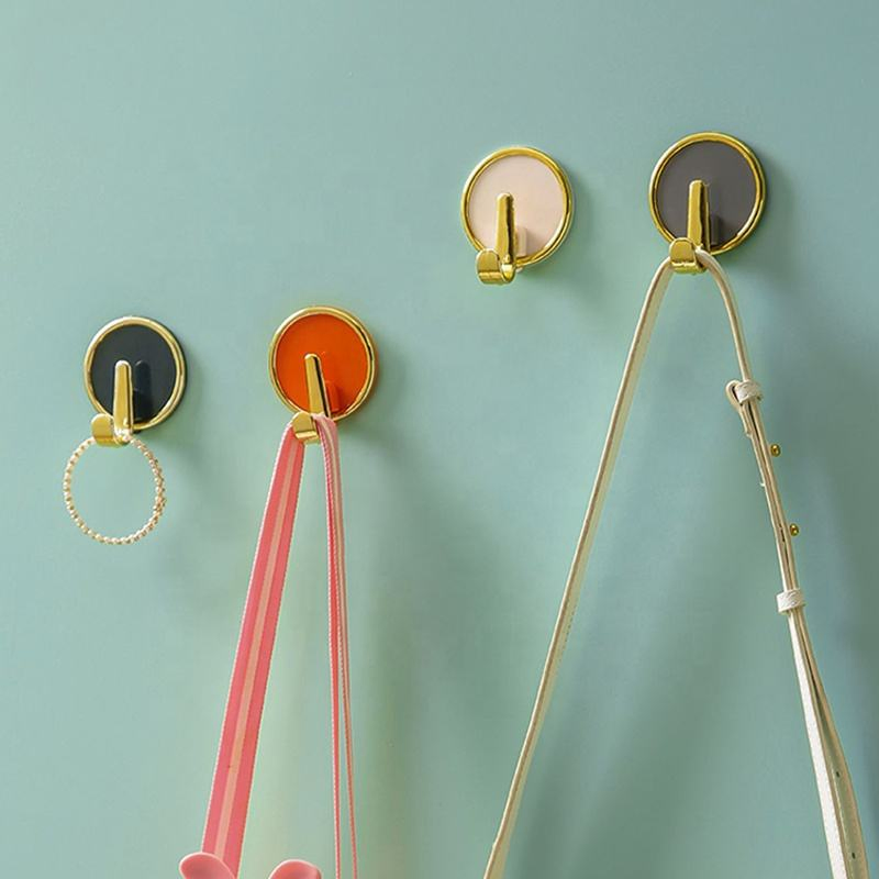 Kitchen Strong Load-Bearing Adhesive Light Luxury Clothes Hook