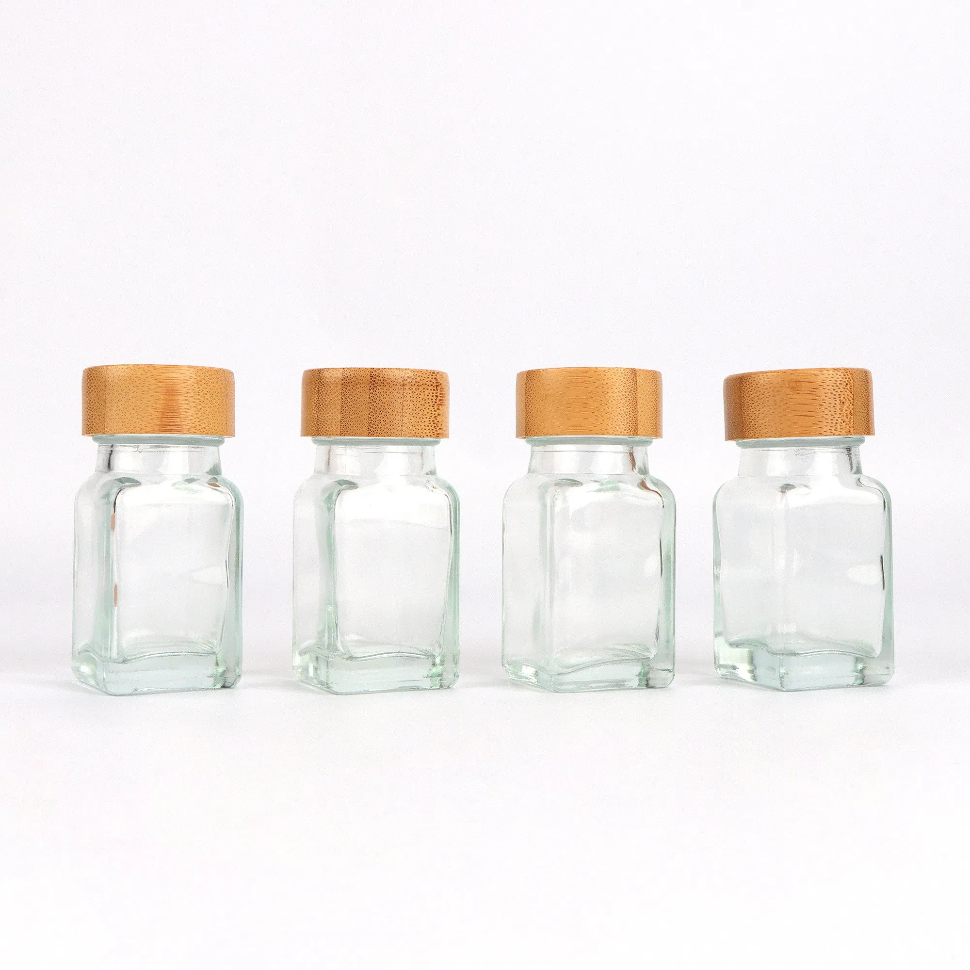 Pet Salt Pepper Empty Condiment Seasoning Shaker Bottle, Glass Seasoning Bottle