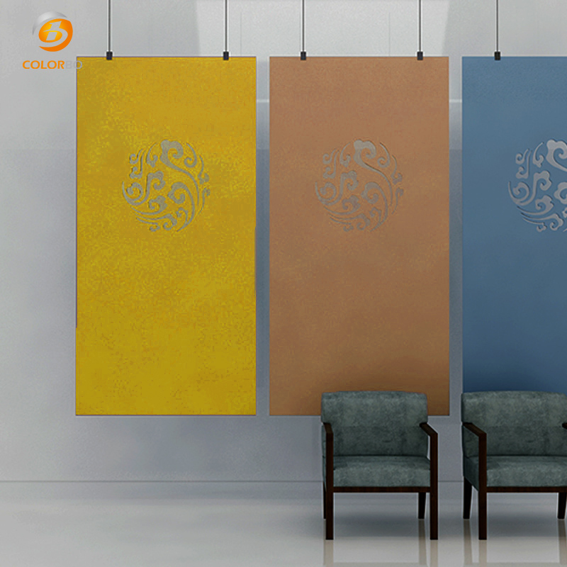 2400*600 mm Eco Protection Acoustic Padded Panel Space Divider Hanging Screen with Factory Price