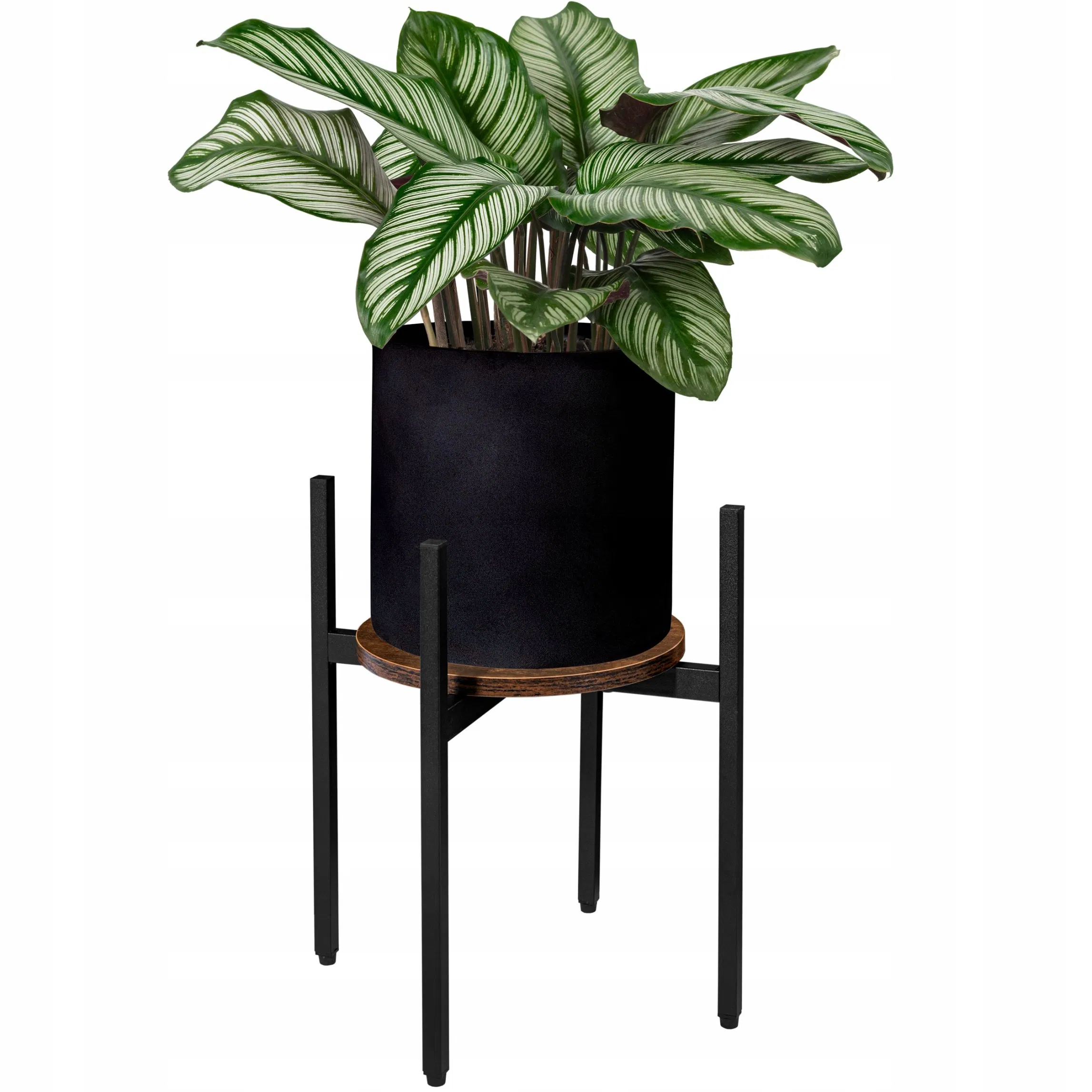 Planter Stand Indoor Outdoor Garden Balcony Decoration Wood Flower Stand