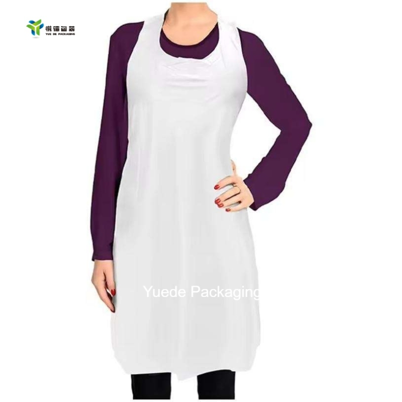 Disposable Plastic Apron with Custom Thickness and Size for All Uses