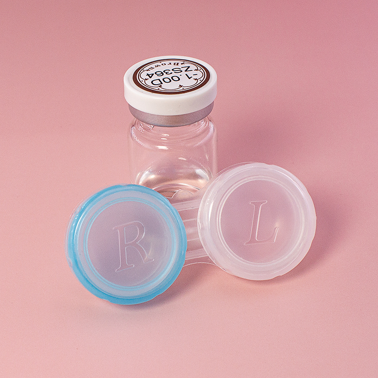 Fashion Leak Proof Factory Cute Customized Luxury Eye Contact Lens Container