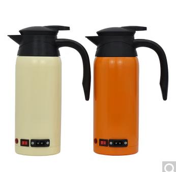 12V/24V 800ml Double Layer 304/201 Stainless Steel Car Electric Kettle