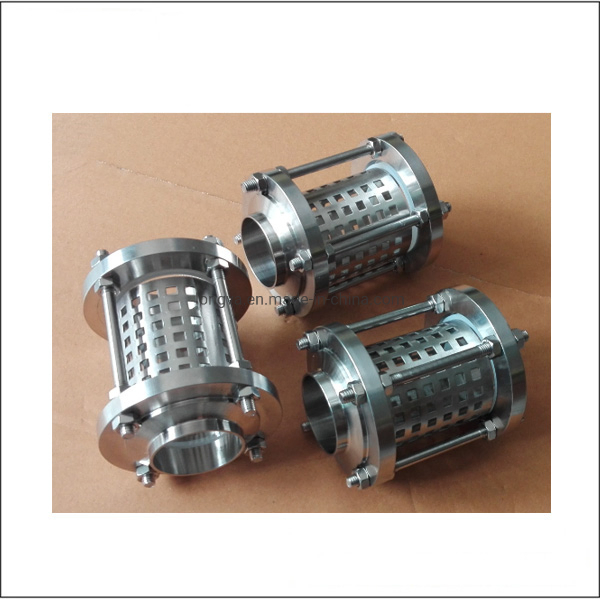Sanitary Stainless Steel Pipeline Sight Glass with Threaded Connection