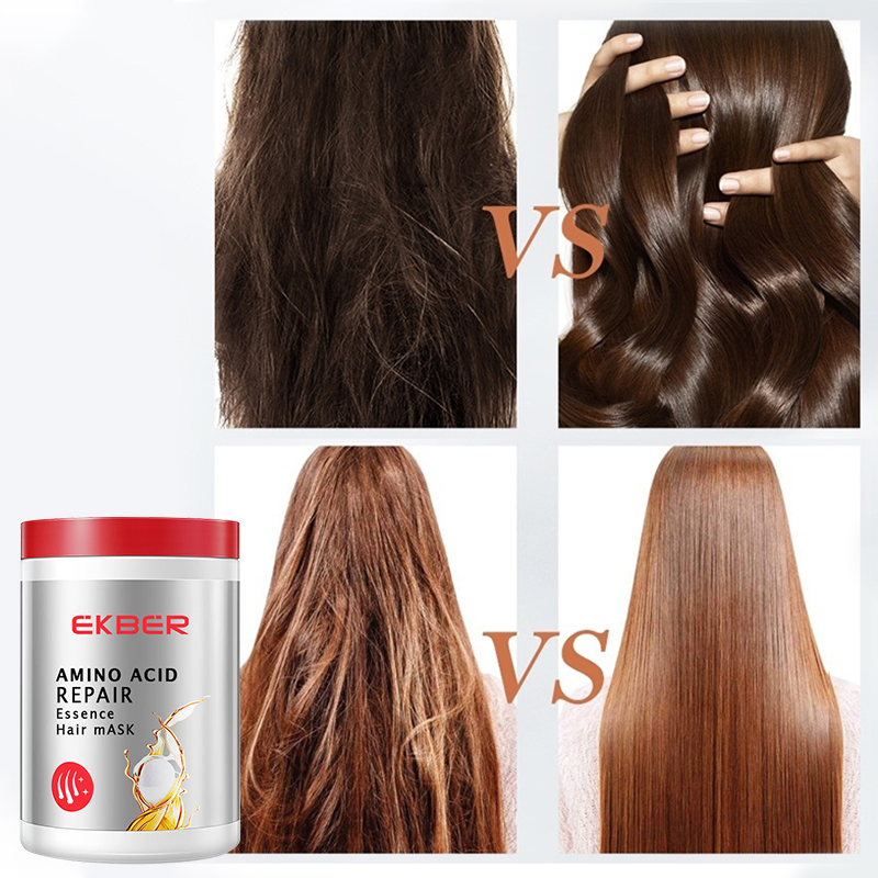 Manufacturer Wholesale Ekber Amino Acid Hair Treatment Mask Collagen Smooth Repair Hair Shine Mask