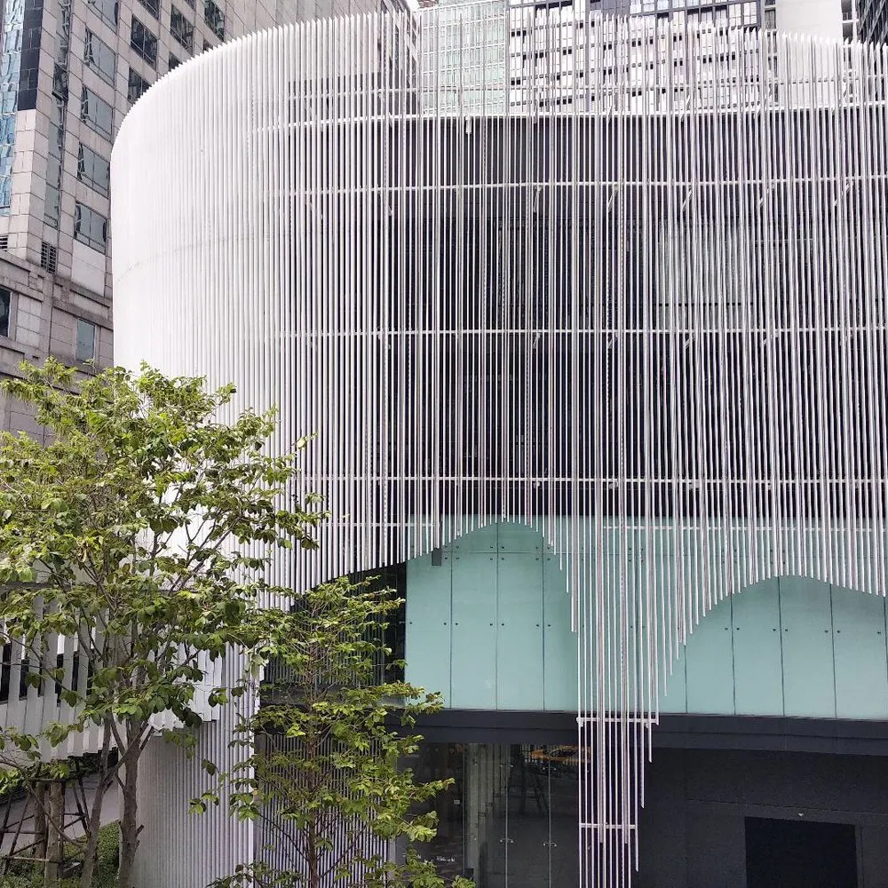 Customized Decorative Wall Aluminium Sun Louver for Building Facades