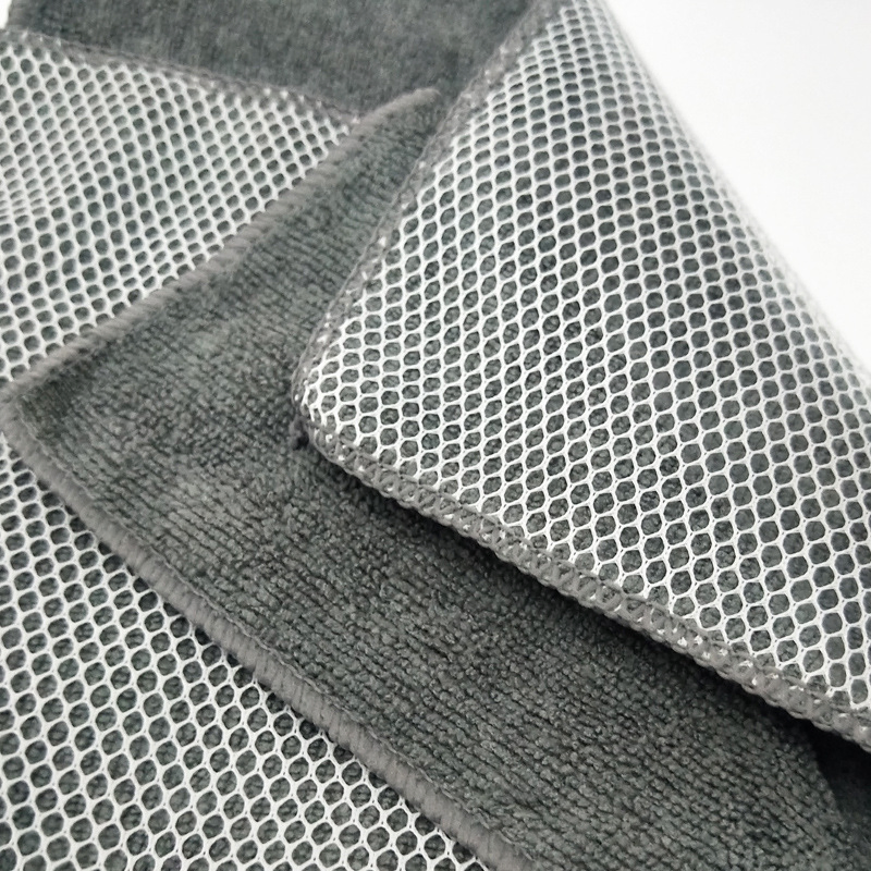 Reusable Quick Drying Microfiber Absorbent Kitchen Dish Cleaning Towel with Custom Logo