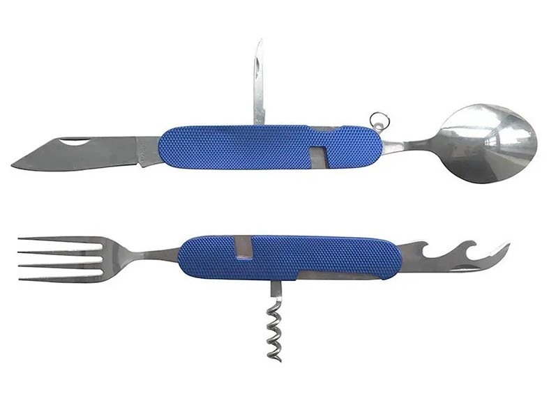 Portable Stainless Steel Flatware Spoon Fork for Picnic Hiking Travel