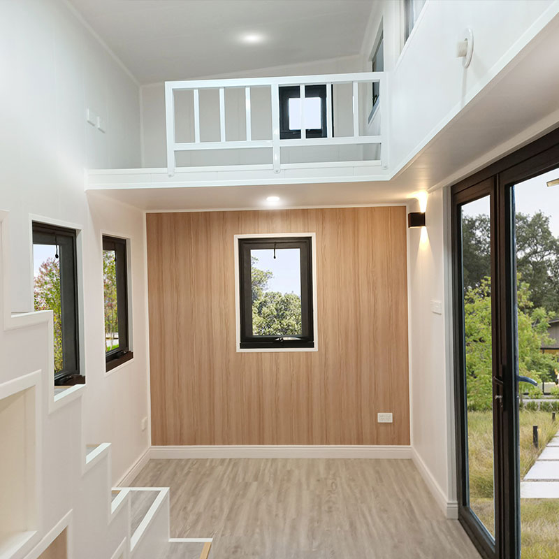 Single Family Prefab Modular Homes Tiny House with 2 Bedrooms Comfortable for Airbnb